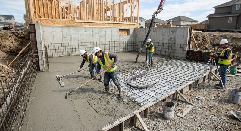 Basement Concrete Installation in Thompsons Station, TN