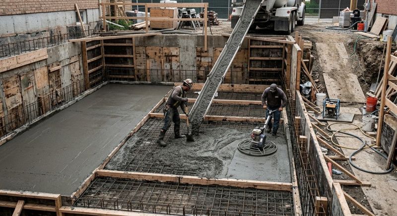 Basement Concrete Installation in Whites Creek, TN