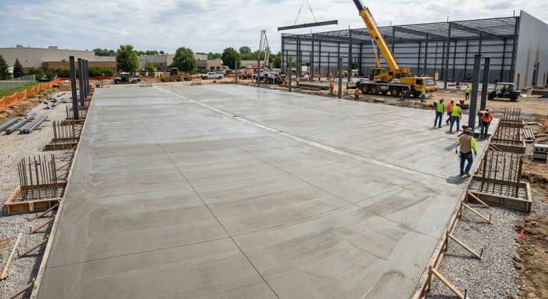 Commercial Slab Construction in Antioch, TN