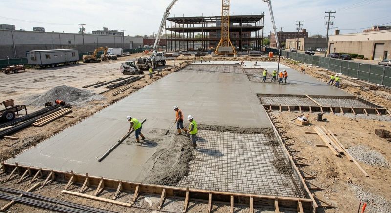 Commercial Slab Construction in Sumner County, TN