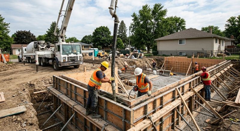 Concrete Foundation Pouring in Nashville, TN