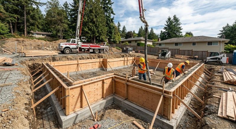 Foundation Construction in Thompsons Station, TN