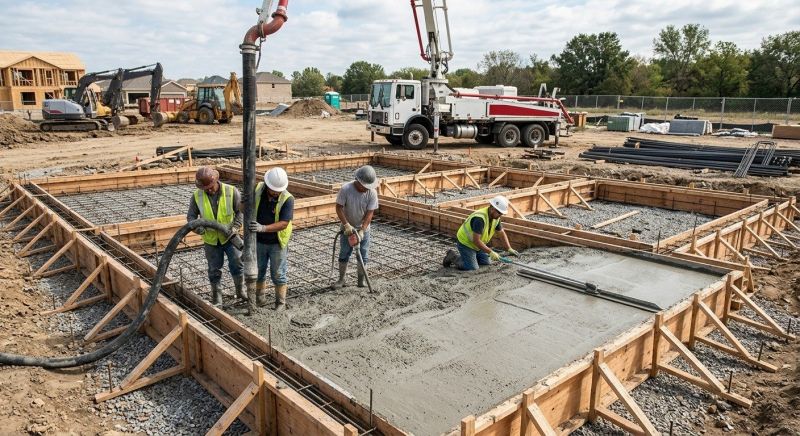 Foundation Wall Pouring in Mount Juliet, TN